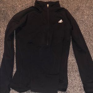Adidas fleece lined half zip